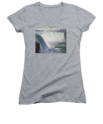 Maid Of The Mist Women's V-Neck T-Shirts