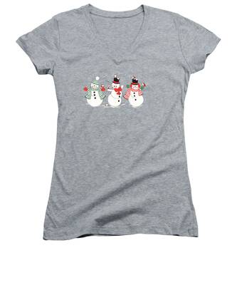 Winter Wonderland Women's V-Neck T-Shirts