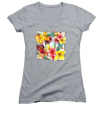 Tropicana Women's V-Neck T-Shirts