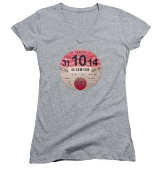 October 2014 Women's V-Neck T-Shirts