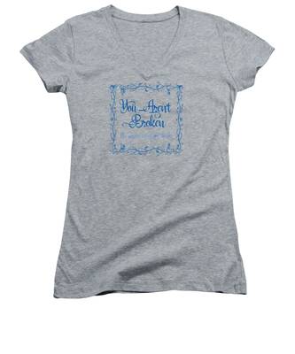 Faith Healing Women's V-Neck T-Shirts