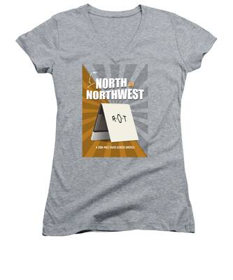 North By Northwest Women's V-Neck T-Shirts