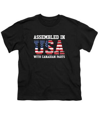 Canadian Flag Youth T-Shirts