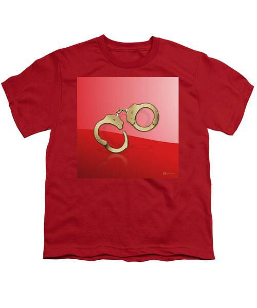 Designs Similar to Gold Handcuffs On Red