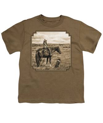 Cattle Grazing Youth T-Shirts