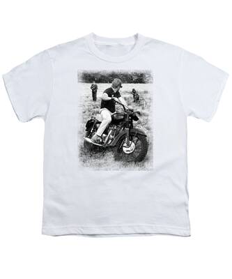 Steve Mcqueen Youth T-Shirts