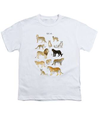Clouded Leopard Youth T-Shirts
