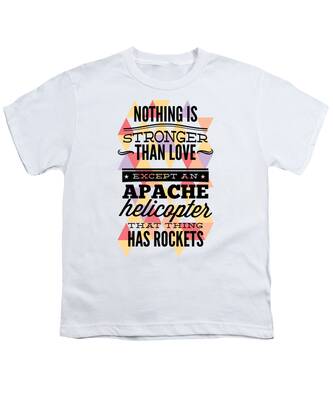 Apache Helicopter Youth T-Shirts