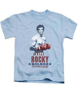 Rocky Balboa Italian Stallion Boxing Champion Kids T Shirt Star Boy Girl Toddler 