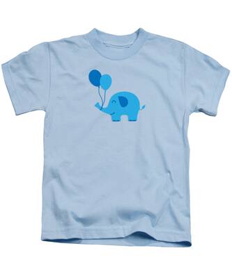 Baby Blue Kids T-Shirts