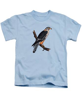 Aplomado Falcon Kids T-Shirts