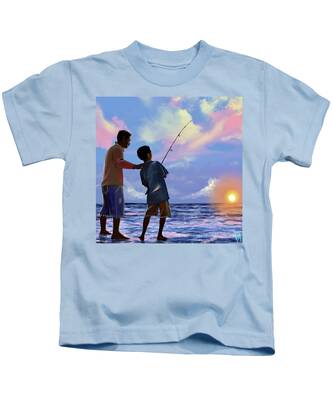 Lake Sunsets Kids T-Shirts