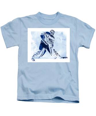 Jordan Binnington St Louis Blues Abstract Art 1 T-Shirt by Joe
