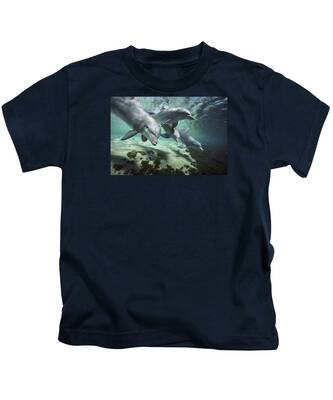 Atlantic Bottlenose Dolphin Kids T-Shirts
