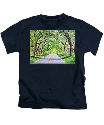Avenue Of Oaks Kids T-Shirts