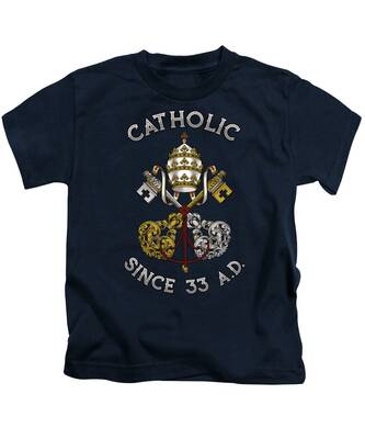 Crown Of Thorns Kids T-Shirts