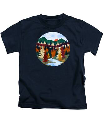 Mountain Stream Kids T-Shirts