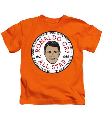 Cristiano Ronaldo Kids T-Shirt by My Inspiration - Fine Art America