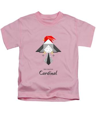 Red-crested Cardinal Kids T-Shirts