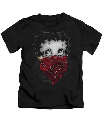 Betty Boop Timeless Beauty Youth T-Shirt in Red 