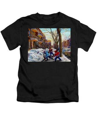 Canadian Prairies Kids T-Shirts