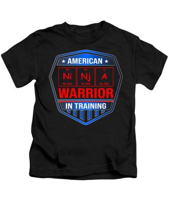 american ninja warrior t shirt youth