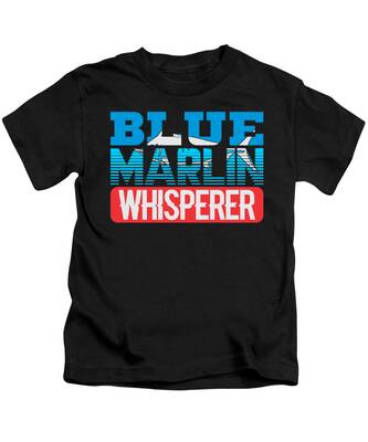 Blue Marlin Kids T-Shirts for Sale - Pixels Merch