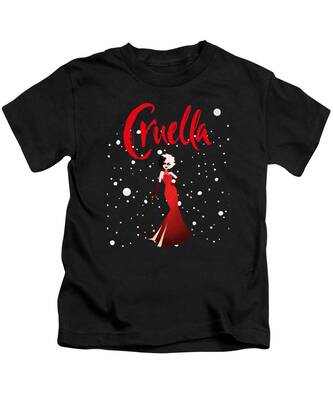 Cruella De Vil Kids T-Shirts