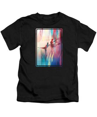 Ballet Abstract Kids T-Shirts
