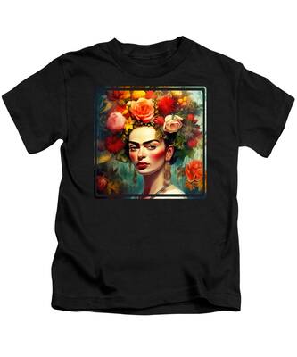 Womens Graphic Tees Flower Kids T-Shirts