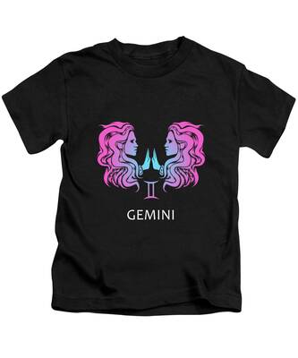 Gemini Twins Cute Toddler Clothes Boy & Girl Toddler T-Shirt Kids Birthday Gift