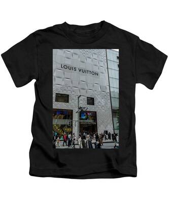 3D model Louis Vuitton cotton t-shirt in yellow for Kids T-shirt VR / AR /  low-poly