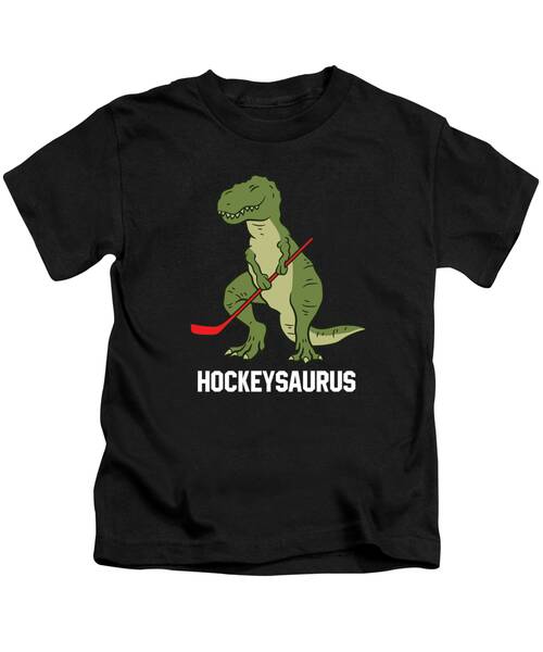 Boys Playing Hockey Kids T-Shirts