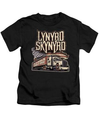 Lynyrd Skynyrd Trunk LTD Truck Kids Youth Black T Shirt New Official 