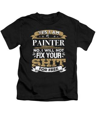 Marine Painter Kids T-Shirts