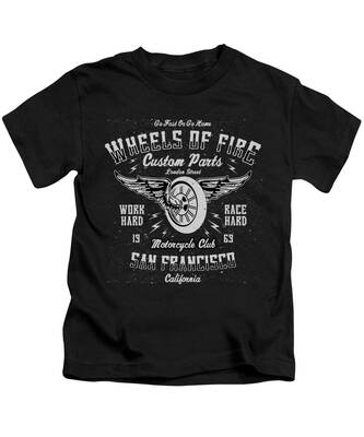 Motorcycle Parts Kids T-Shirts