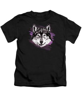 Arctic Wolf Kids T-Shirts