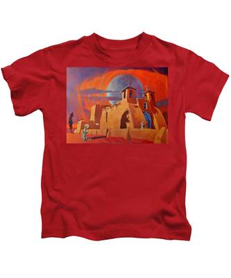 Ranchos De Taos Church Kids T-Shirts
