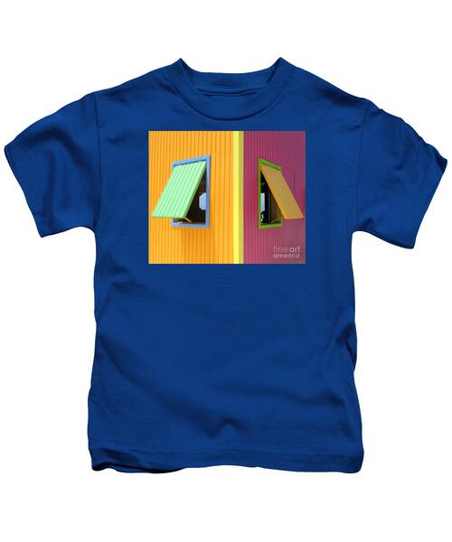 Cabin Window Kids T-Shirts