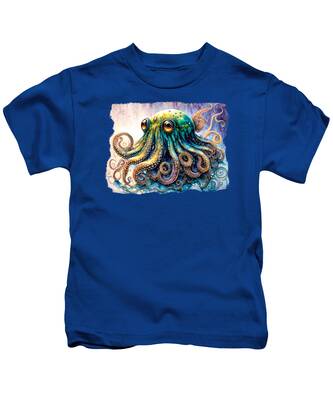Ocean Floor Kids T-Shirts