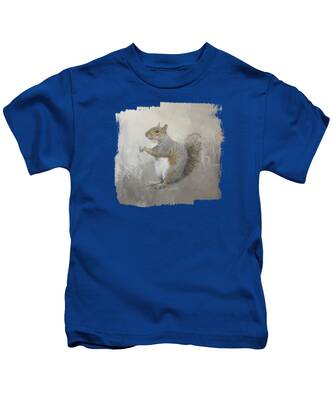 Eastern Gray Squirrel Kids T-Shirts