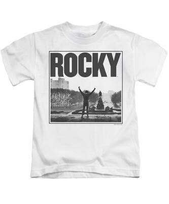 Rocky Youth Boys Kids Short Sleeve T-Shirt Black Million To One Graphic Crew Tee 