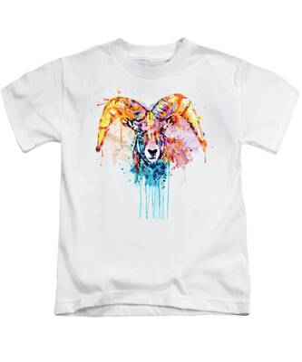 Rocky Mountain Bighorn Sheep Kids T-Shirts