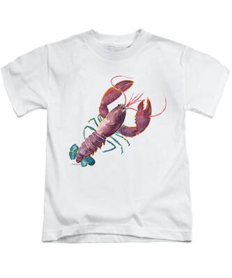 Lobster Boat Kids T-Shirts