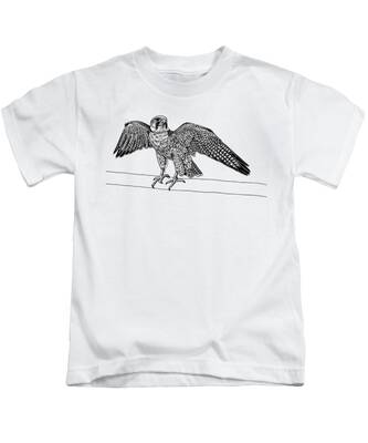 Lanner Falcon Kids T-Shirts