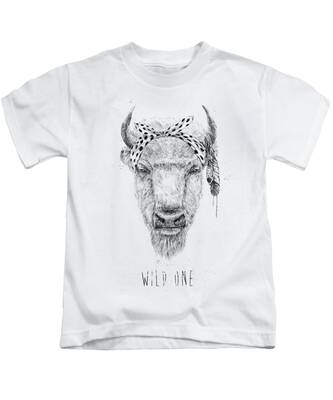 Bison Bison Kids T-Shirts