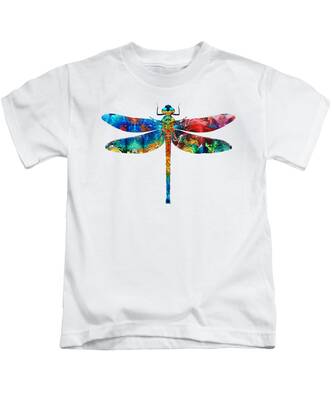 Dragonfly Wings Kids T-Shirts