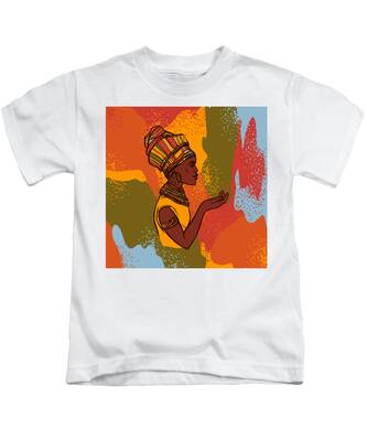 African Symbols Kids T-Shirts