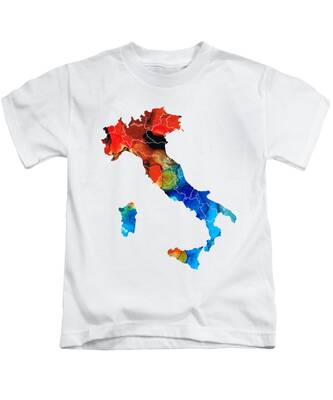 Italy Paintings Kids T-Shirts