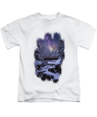 Cascade Mountains Kids T-Shirts